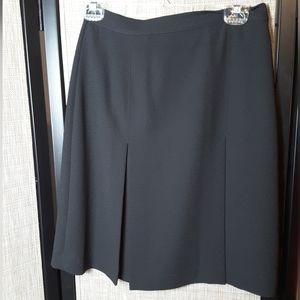 Karen Scott Black Pleated Skirt Size 10